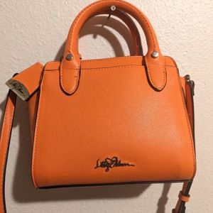 Orange Libby Edelman crossbody/handbag